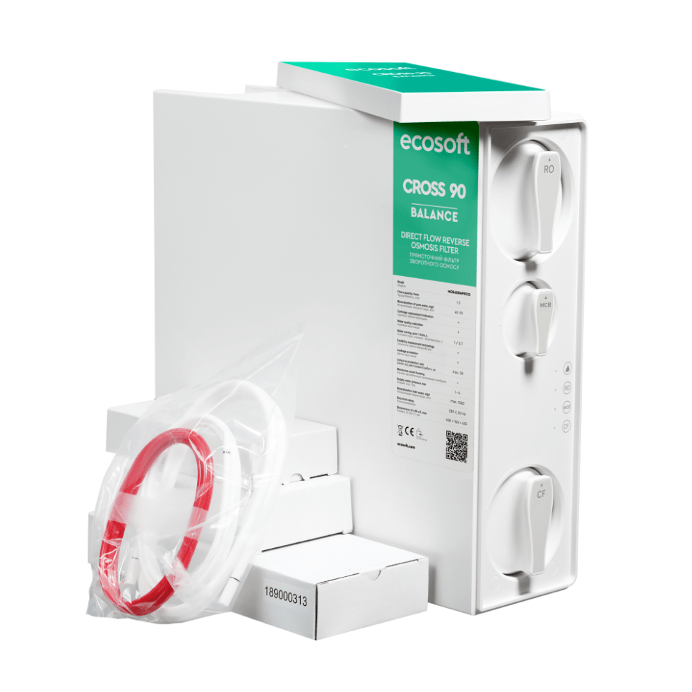 Filtr odwróconej osmozy Ecosoft Cross 90 Balance - obrazek 6