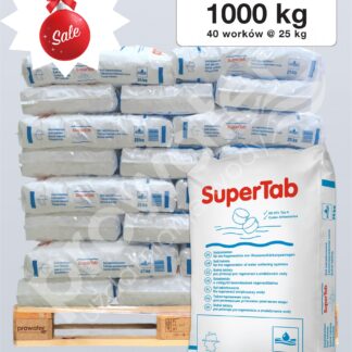 Tabletki solne SuperTab 1000 kg (1 paleta = 40 worków x 25 kg)