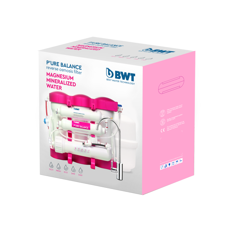 Filtr odwróconej osmozy BWT Pink Reverse Magnesium Mineralized Water - obrazek 5