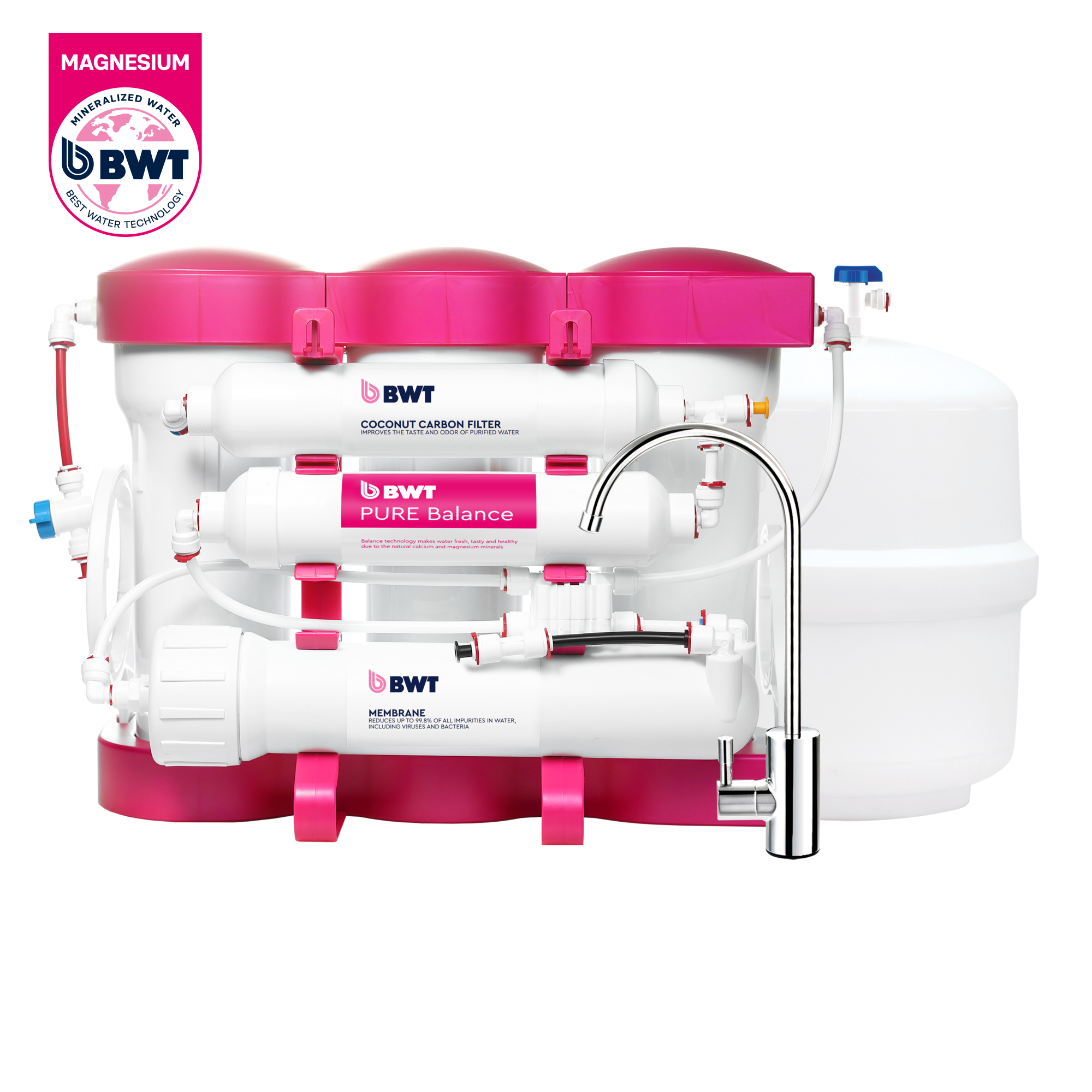 Filtr odwróconej osmozy BWT Pink Reverse Magnesium Mineralized Water