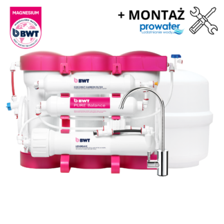 Filtr odwróconej osmozy BWT Pink Reverse Magnesium Mineralized Water + USŁUGA MONTAŻU (tylko woj. opolskie i śląskie)