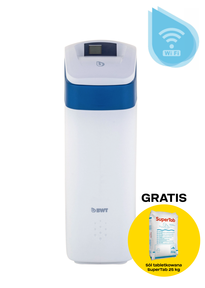 Zmiękczacz wody BWT Perla Silk XL (25) BIO WiFi - wersja 2025 niebieska